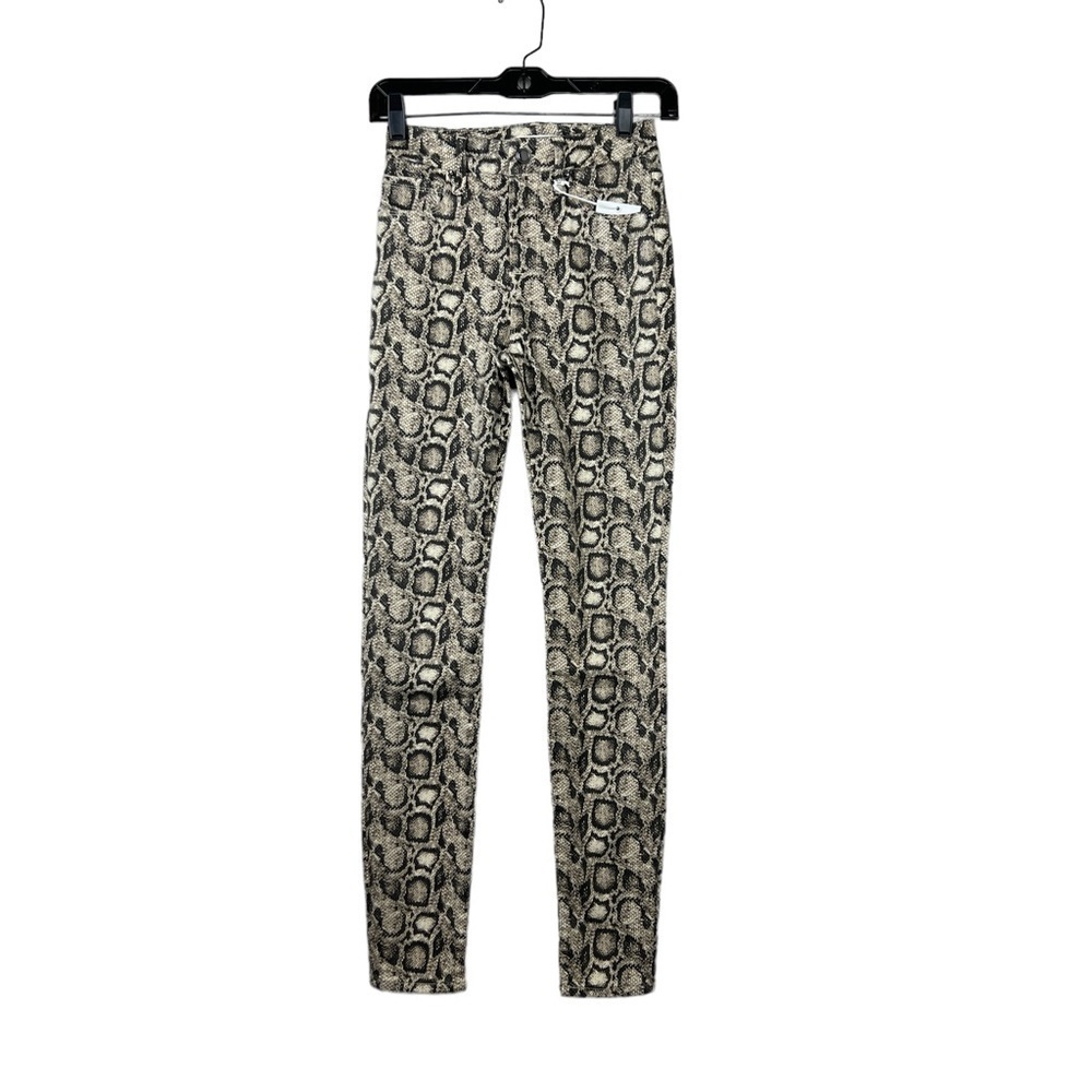 Good American Good Legs Snake Print Hi Waist Jeans NWT